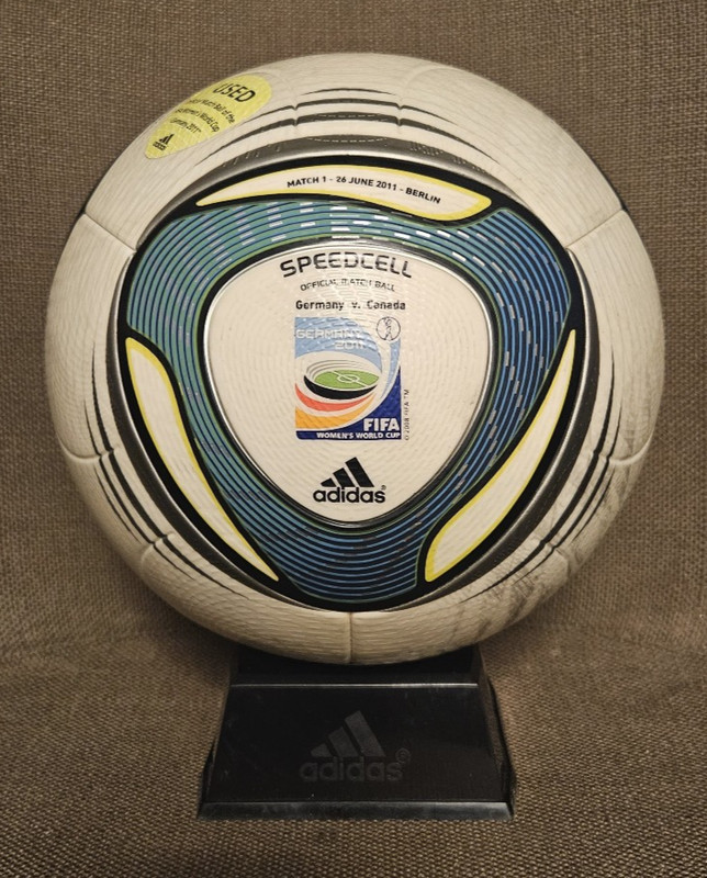 Adidas Speedcell Match Used Opening Matchball Women World Cup 2011 Ball Footgolf