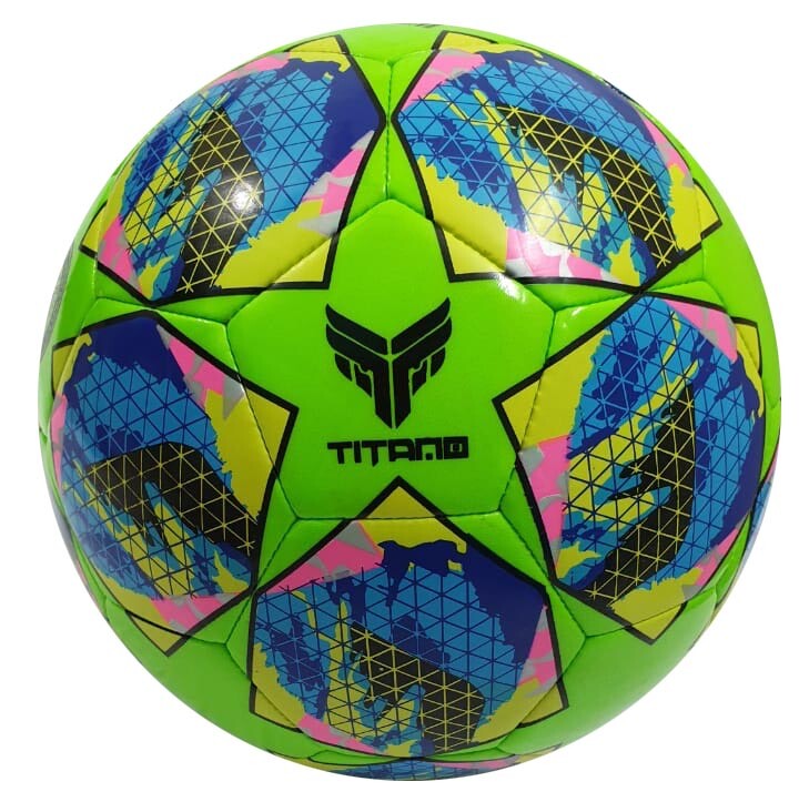 Champions league 2019-20 star titano Top quality size 4 green soccer ball Titano