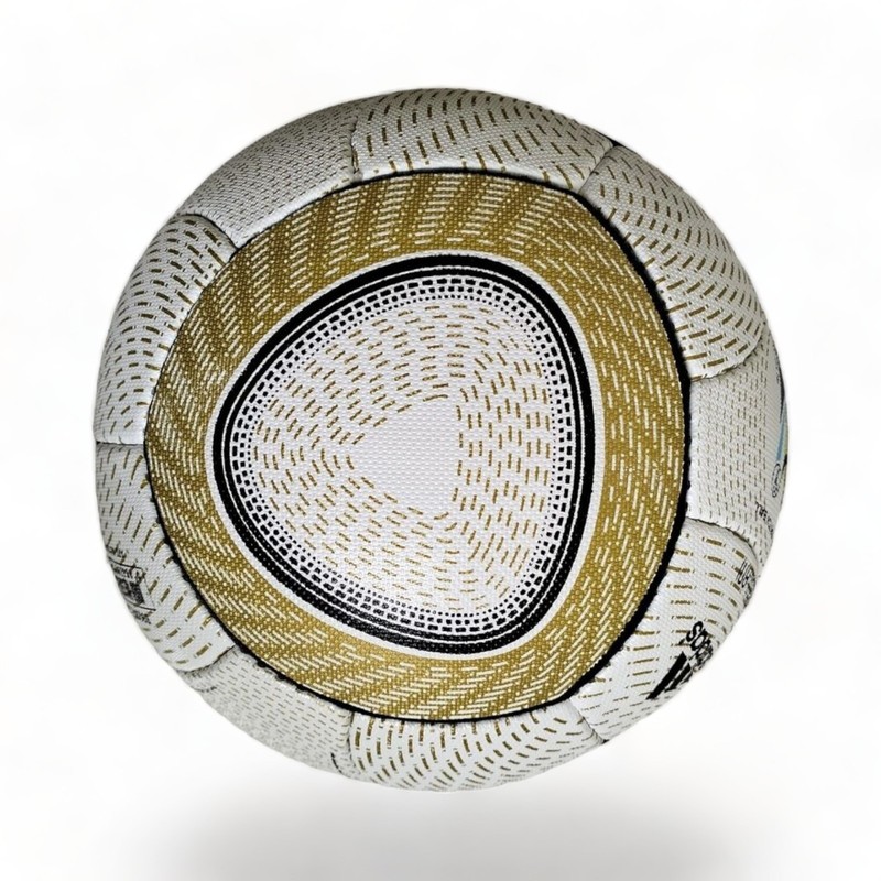 Premium Soccer Match Ball Size 5–Gold Edition Design Inspired by 2010 Tournament gallery