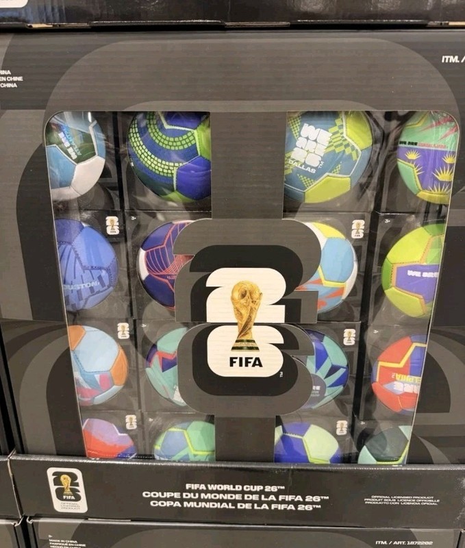 Brand New FIFA Official World Cup 2026 16-piece Host City Mini Ball Set Complete