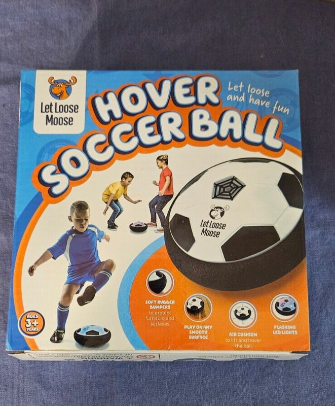 Let Loose Moose Hover Soccer Ball Light Up LED Soccer Ball NIB gallery