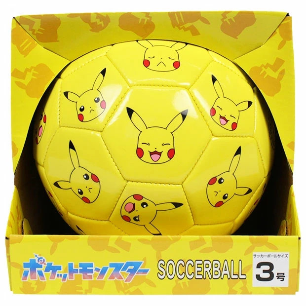 Pokémon Soccer Ball, Size 3 (All-Over Pikachu Print) new