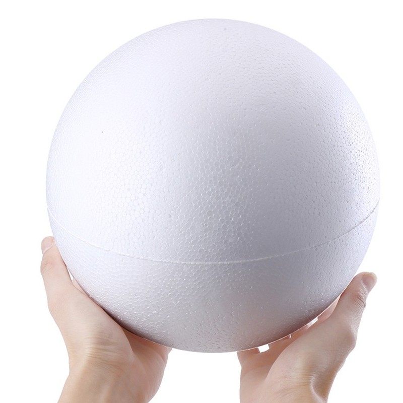 White Polystyrene Balls Tree Decorations Ornaments to Decorate DIY gallery