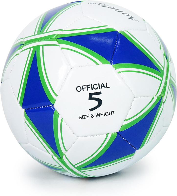 Adult Size 5 Traditional Soccer Ball – Ships Deflated, Pump Included