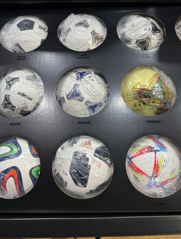 FIFA WORLD CUP HISTORICAL MINI SOCCER BALL SET FIFA WORD CUP 1970-26 SIZE 1 gallery