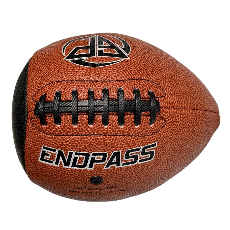 ENDPASS Pass and Catch Back Football Training Practice Size 3, Brown