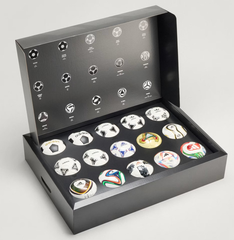 Adidas Historical Match Ball Set M World Cup Mini Ball Collector Set