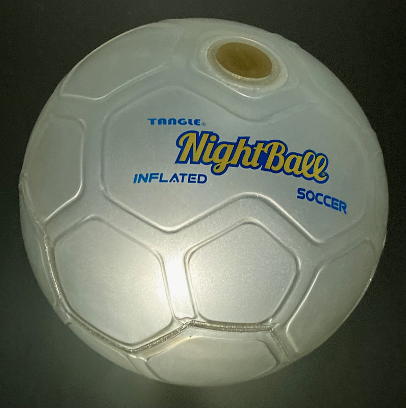 TANGLE Off White Inflated (4 LBS) LED Light Up Soccer 'NightBall' gallery