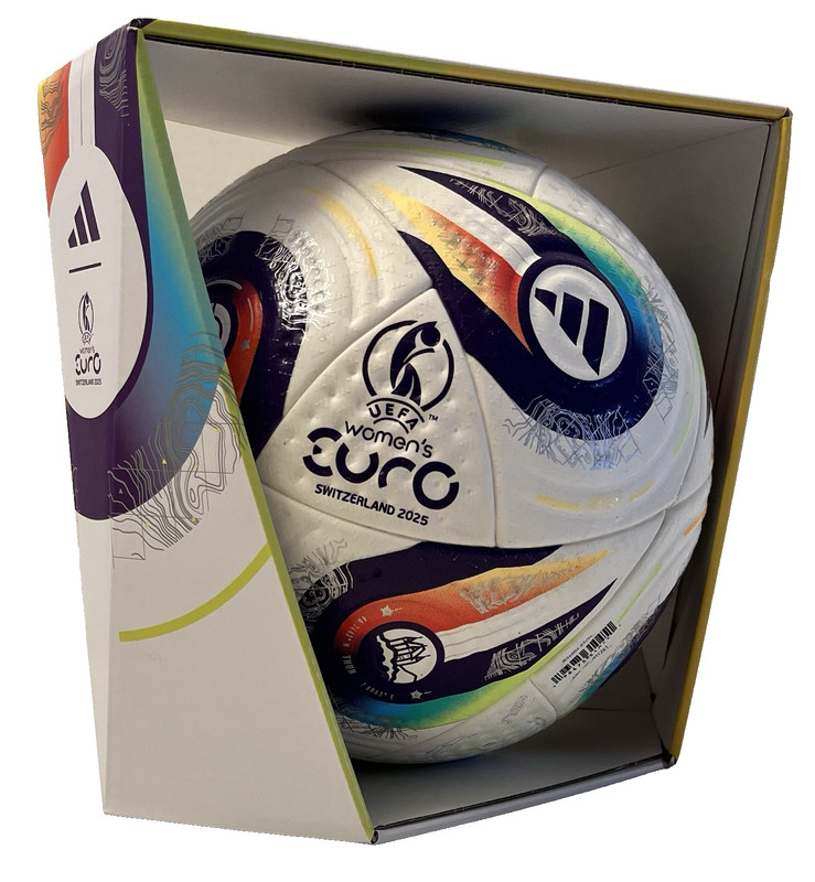 Adidas UEFA Women’s Euro 2025 Pro Official Match Soccer Ball JH1261 (Size 5)