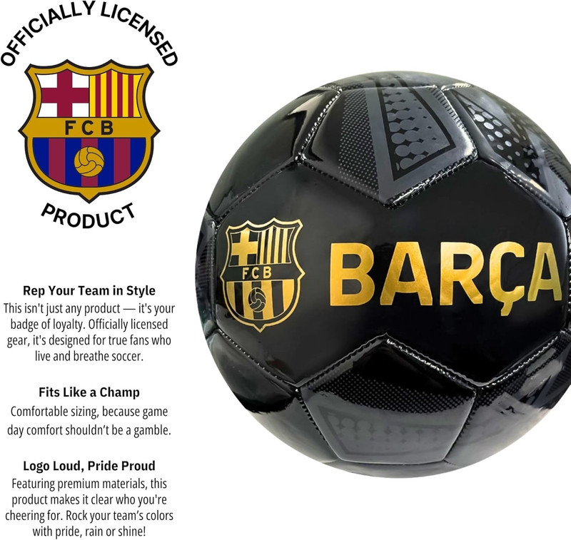 Icon Sports Officially Licensed FC Barcelona Soccer Ball gallery