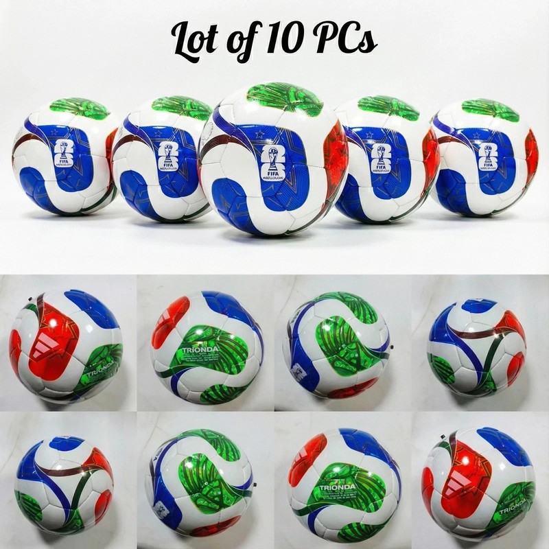 Trionda Authentic Adidas 2026 FIFA World Cup Soccer Ball Lot of 10 Pcs Size 5 A+