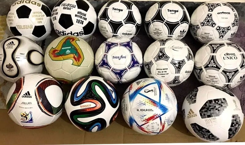 Adidas Historical Soccer FootBalls Set 1970 to 2022 official match balls size 5