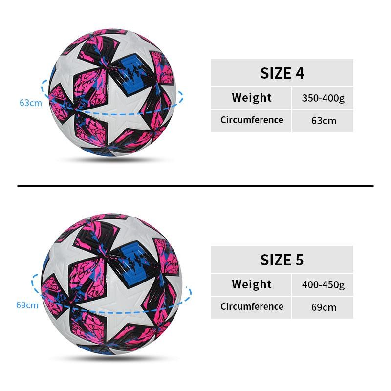 Professional Seamless Pu Soccer Ball for Training and Matches Size 4/5 gallery
