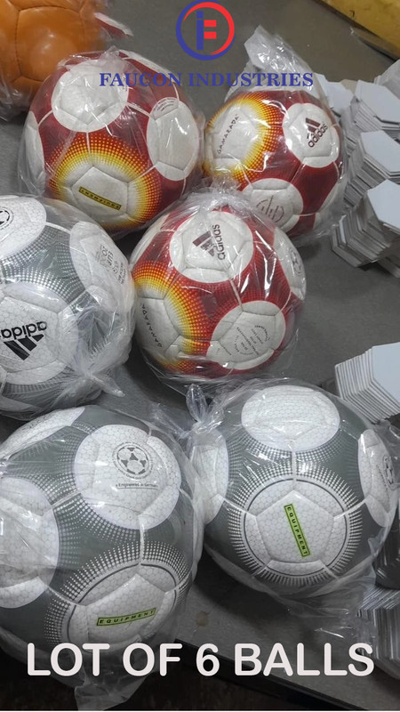 Adidas Historical OFFICIAL MATCH BALL ( LOT OF 6 ) SOCCER BALLS SIZE 5