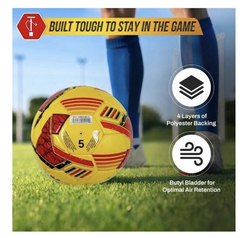 BRAND NEW STADIO MATCH NFHS YELLOW -Size - 4 SHIPS SAME DAY VIZARI NFHS gallery