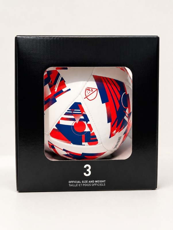 MLS Club Size 3 Official Size & Weight Red White and Blue Soccer Ball