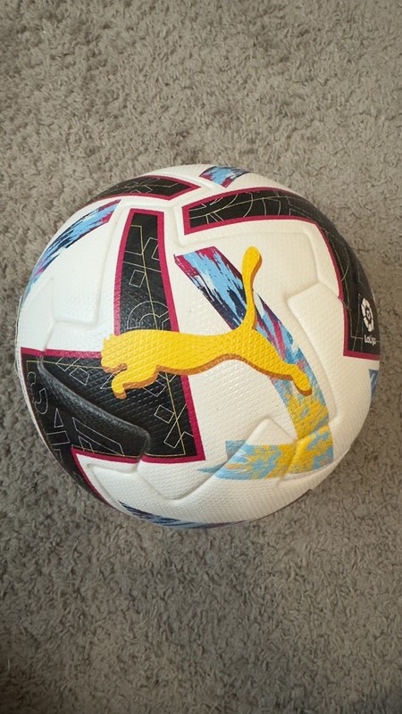 Puma Orbita La Liga 1 FIFA Pro Official Match Ball (Puma White/Beetroot Purple)