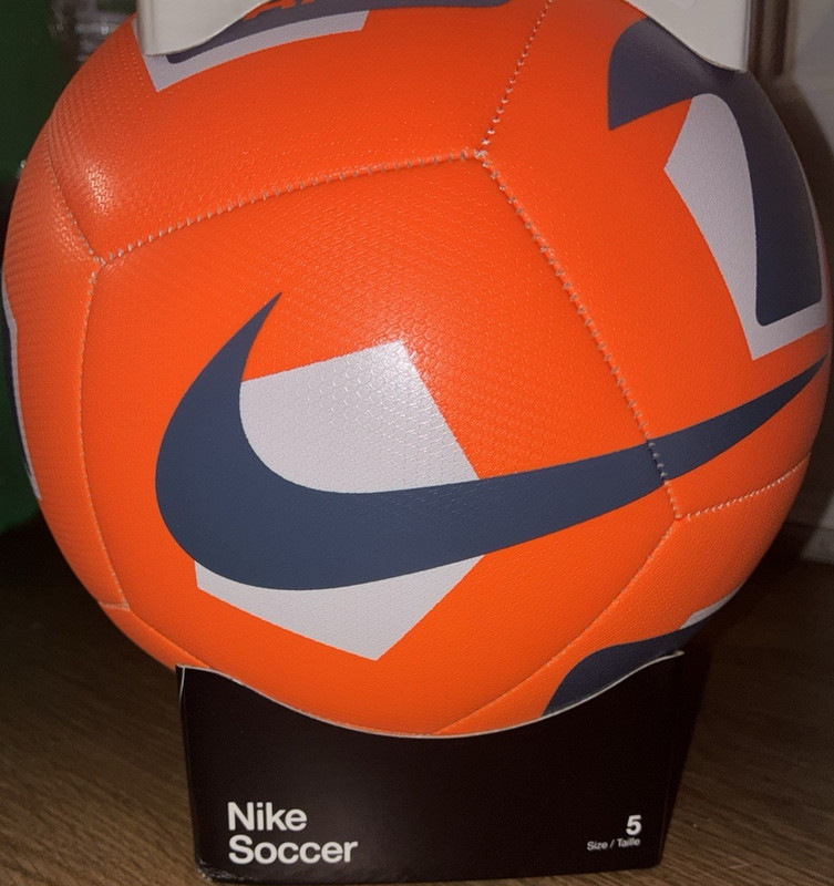 Nike Soccer Ball Size 5 Orange White Black FZ7551 Training TPU