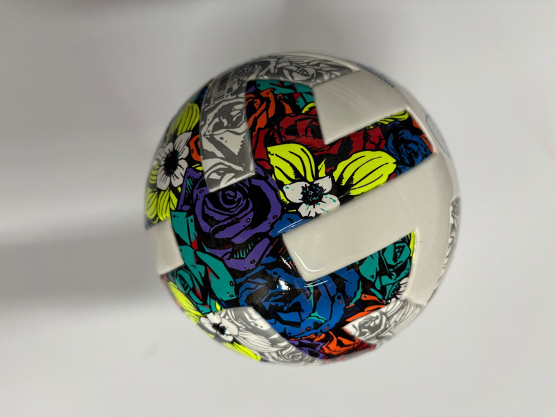 SOCCER BALL-ADIDAS-SIZE 1-MINI-MATCH BALL REPLICA MINI-WHITE/BLUE-NEW-IN BOX- gallery