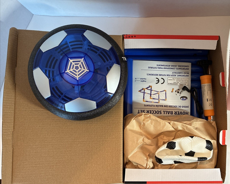 Crane Hover Ball Soccer Set – Rechargeable LED Hover, 2Goals, Ball, Pump NEW!!! gallery