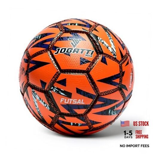 Nova Futsal Ball – Professional Match Quality Indoor Soccer Ball Size 4 Orange