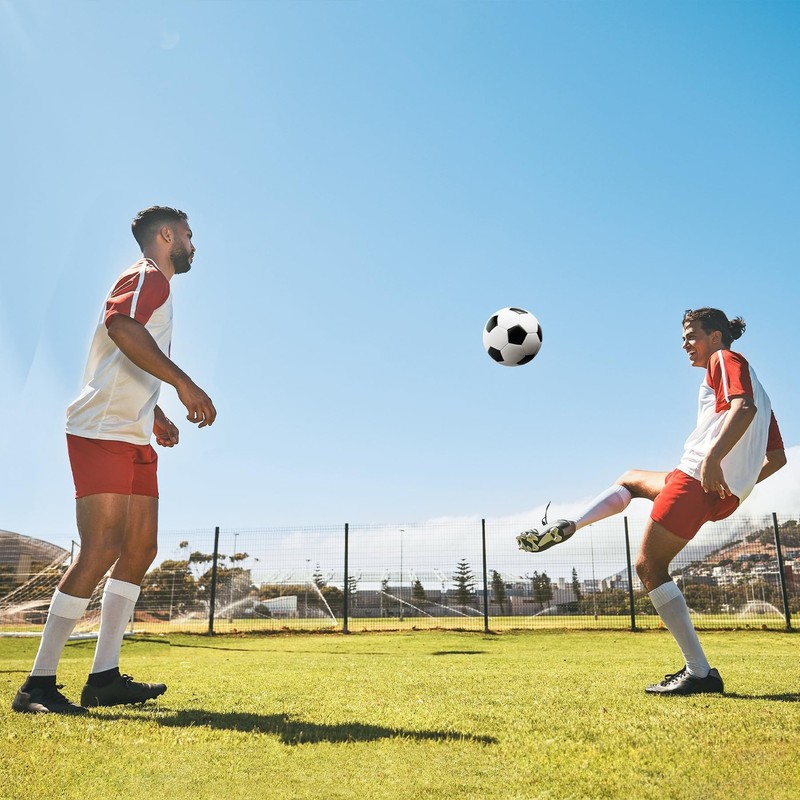 Soccer Ball Size 5 with Pump - Single, 2 Pack or 3 Pack - Official Size and W... gallery