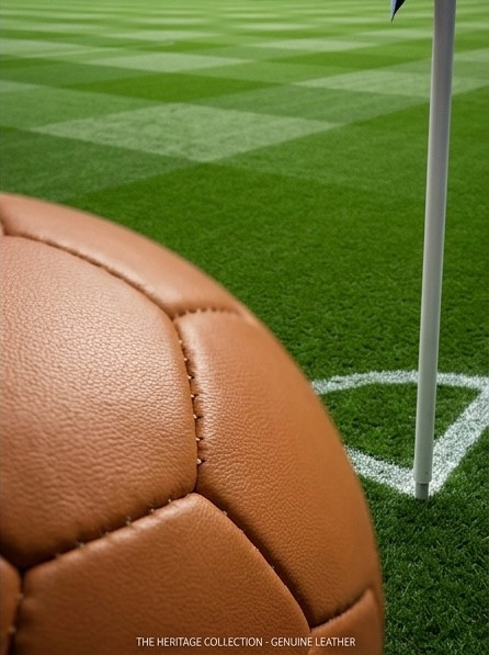 Premium Handmade Leather Soccer Ball | Luxury Vintage Style Size 5 Football gallery