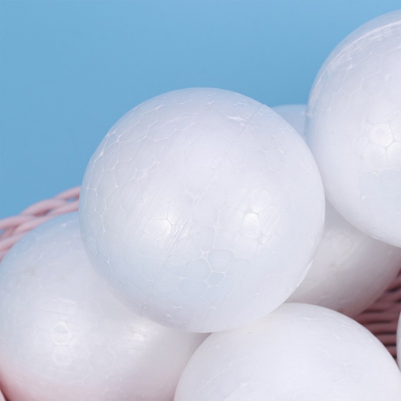 White Polystyrene Balls Decorative Craft Baubles Ornaments to Decorate gallery
