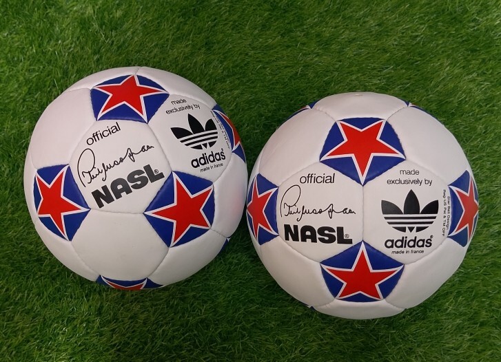2X ADIDAS NORTH AMERICAN NASL LEAGUE 1978 ⚽️ OFFICIAL MATCH SOCCER BALL SIZE 5