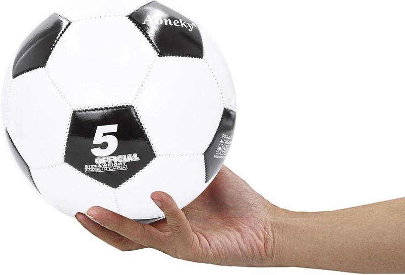 Lightweight PVC Soccer Ball with Inflation Pump - Perfect for Games & Practice gallery