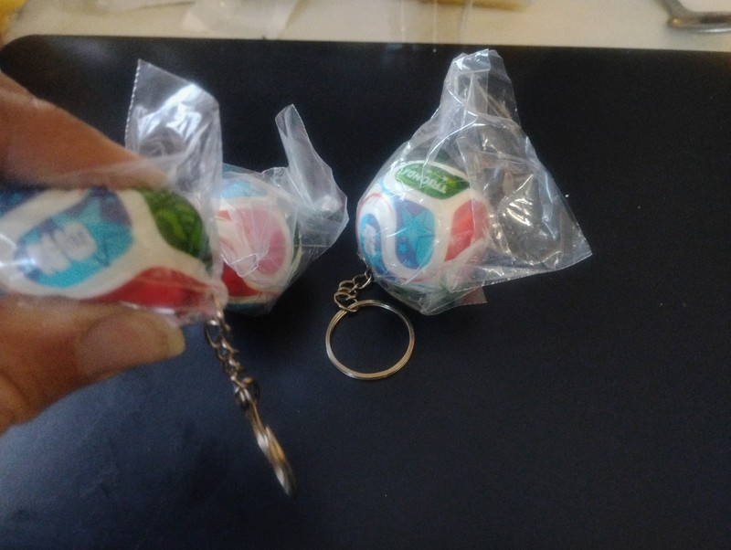 Trionda Mini Soccer Ball Keychain World Cup 2026 USA Seller gallery