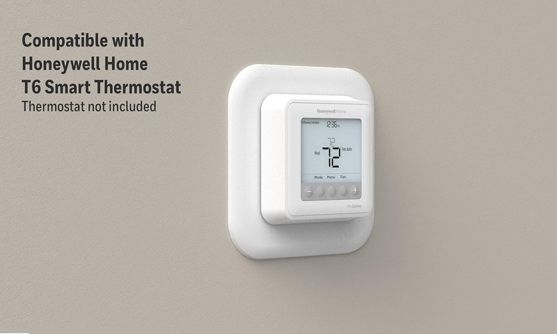 Large Cover Plate & Electrical Box Adaptor for T-Series Thermostats , White gallery