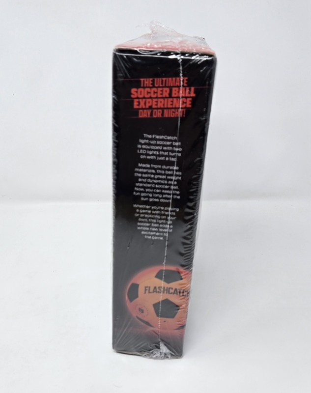 FlashCatch Light Up Soccer Ball No 5 Kick Activated LED Sealed Brand New gallery