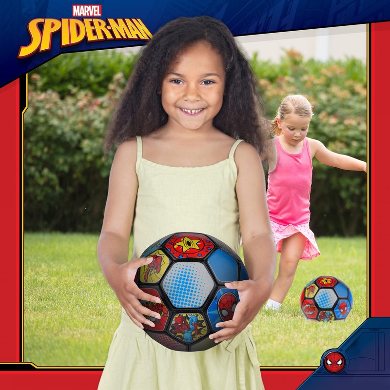 Marvel Spider-Man Soccer , Comic Design Youth Mini Soccer , Multi, Size 3 gallery