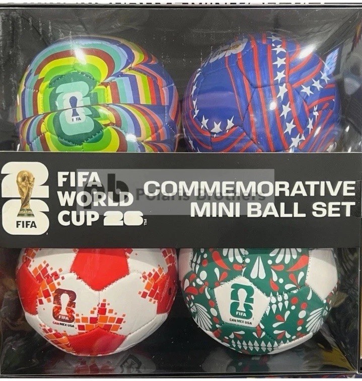 FIFA World Cup 2026 Commemorative Mini Ball Set Limited Edition 4pcs
