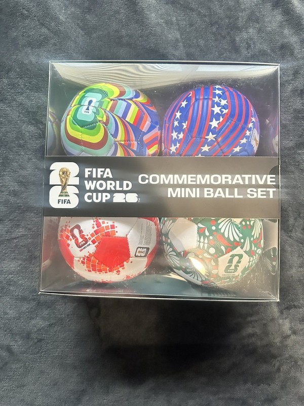 FIFA World Cup 2026 Commemorative Mini Ball Set 4 Pack CAN,MEX ,USA. Brand New