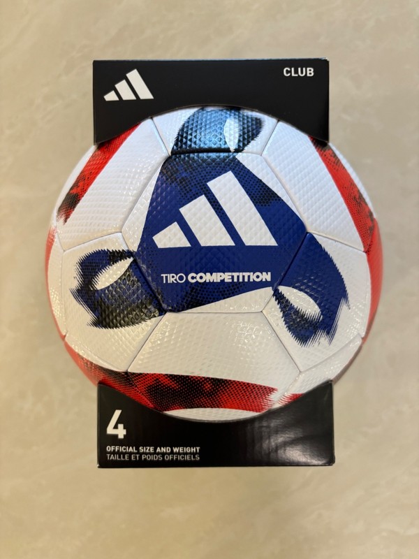 SOCCER BALL-ADIDAS-SIZE-4-TIRO COMPETITION-NEW-IN THE BOX-