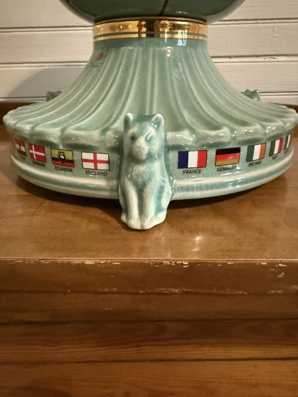 2002 FIFA World Cup Ceramic Soccer Ball Figurine Japan RARE See Pics gallery