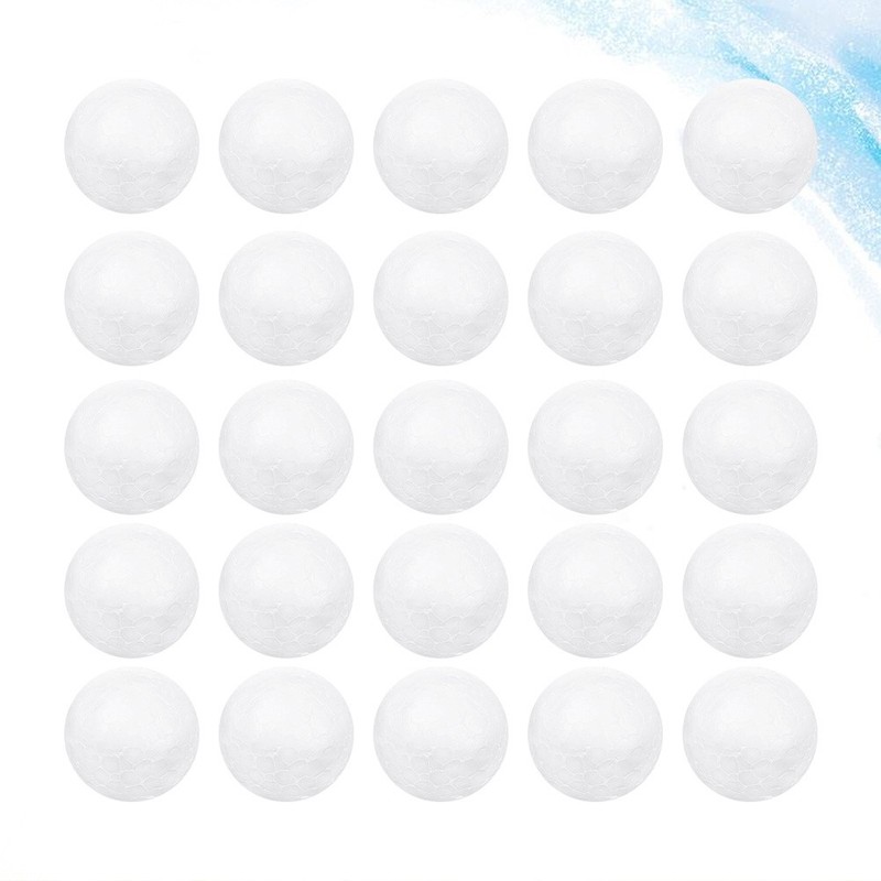 White Polystyrene Balls Tree Decorations Ornaments to Decorate DIY gallery