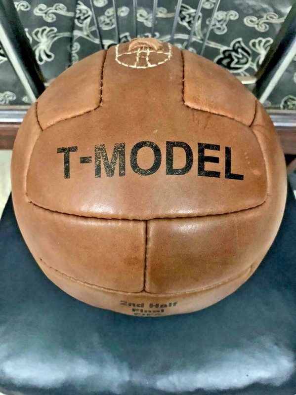 T-MODEL 2ND HALF 1930 FINAL FIFA WORLDCUP BALL | *GENIUNE LEATHER* SIZE 5