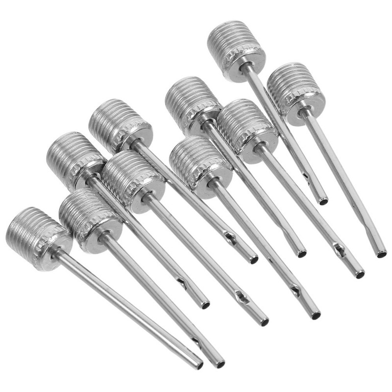 Football Needle Stainless Steel Athletes Sports 10Pcs 1.5X0.3X0.3In