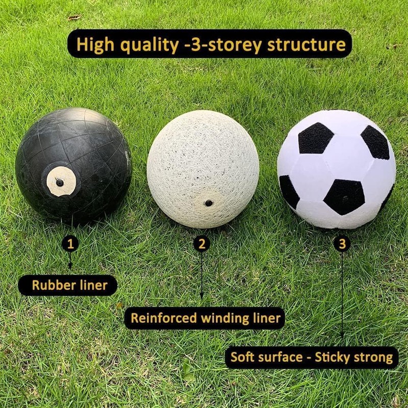 Inflatable Sticky Soccer Ball Kick Darts Balls Training Felt Soccer W/Hand Pumps gallery