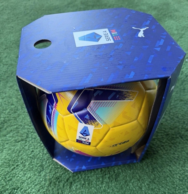 PUMA Unisex Orbita Serie A Machine Stitched Soccer Ball Size 5 FIFA Quality gallery