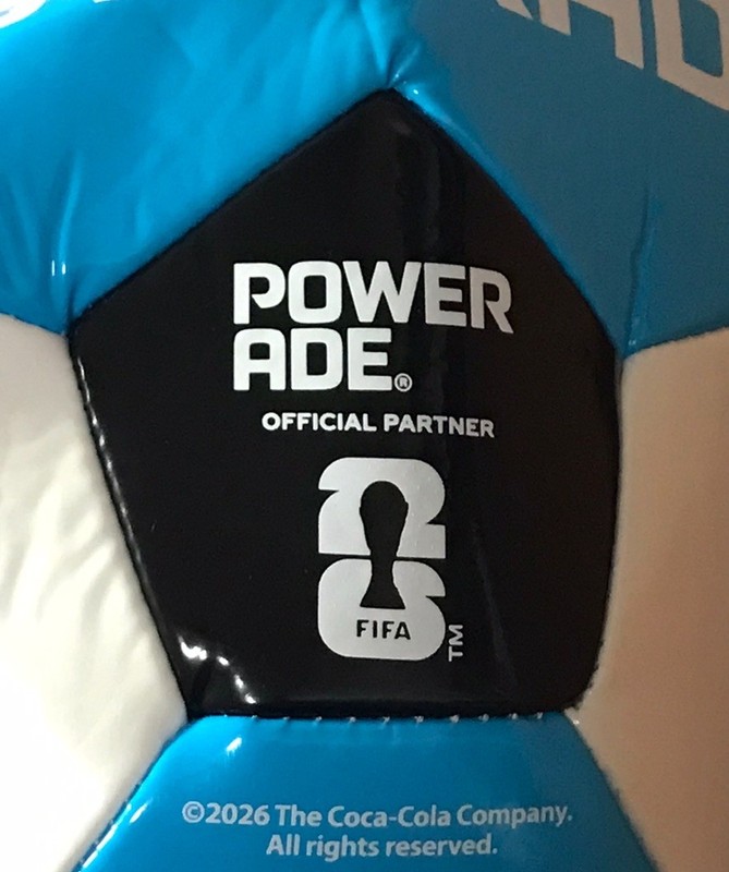 Powerade Coca Cola 2026 Official Partner FIFA Soccer Ball – NEW
