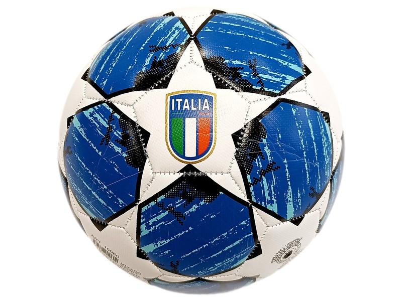 Football Italy Leather Size No 5 Ball Azzurri Tricolor National