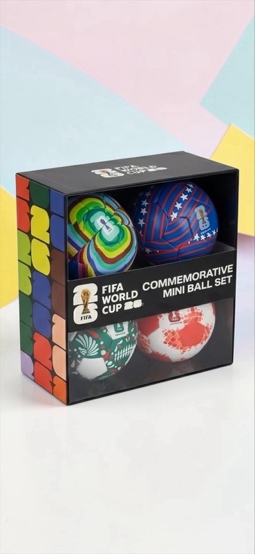 FIFA World Cup 2026 Commemorative Mini Ball Set 4 Pack CAN,MEX ,USA. Brand New