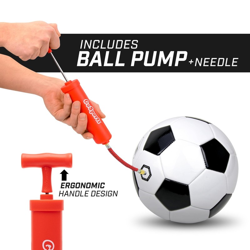 GoSports Classic Soccer Ball 6 Pack - Size 5 - with Premium Pump and Carrying gallery