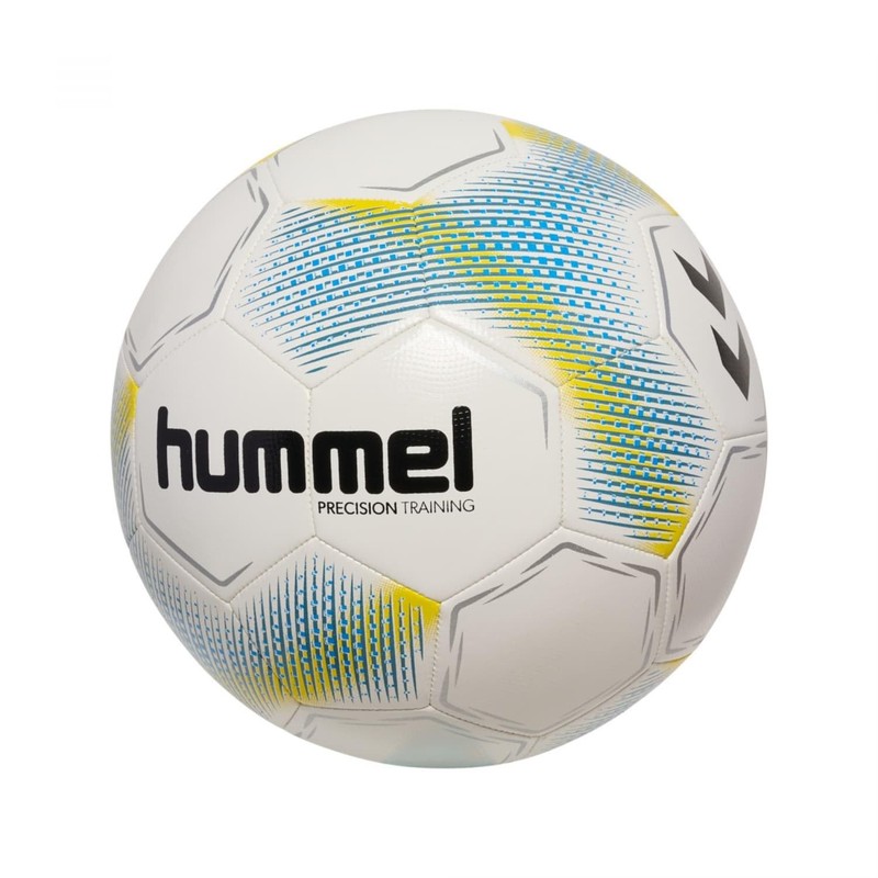 hummel Precision Training Football Ball 4 5 WHITE/BLUE/YELLOW