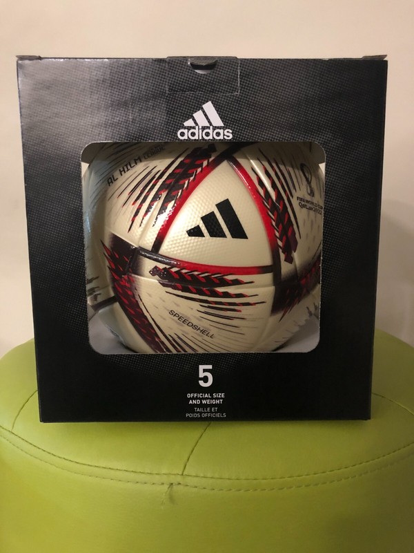 SOCCER BALL-ADIDAS-SIZE 5-QATAR-AL HILM-MATCH REPLICA LEAGUE-FIFA-NEW-IN BOX-