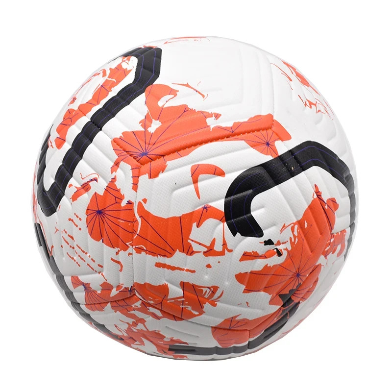 Soccer Balls Standard Size 5 Machine-Stitched Ball PU Material Sports League NEW gallery